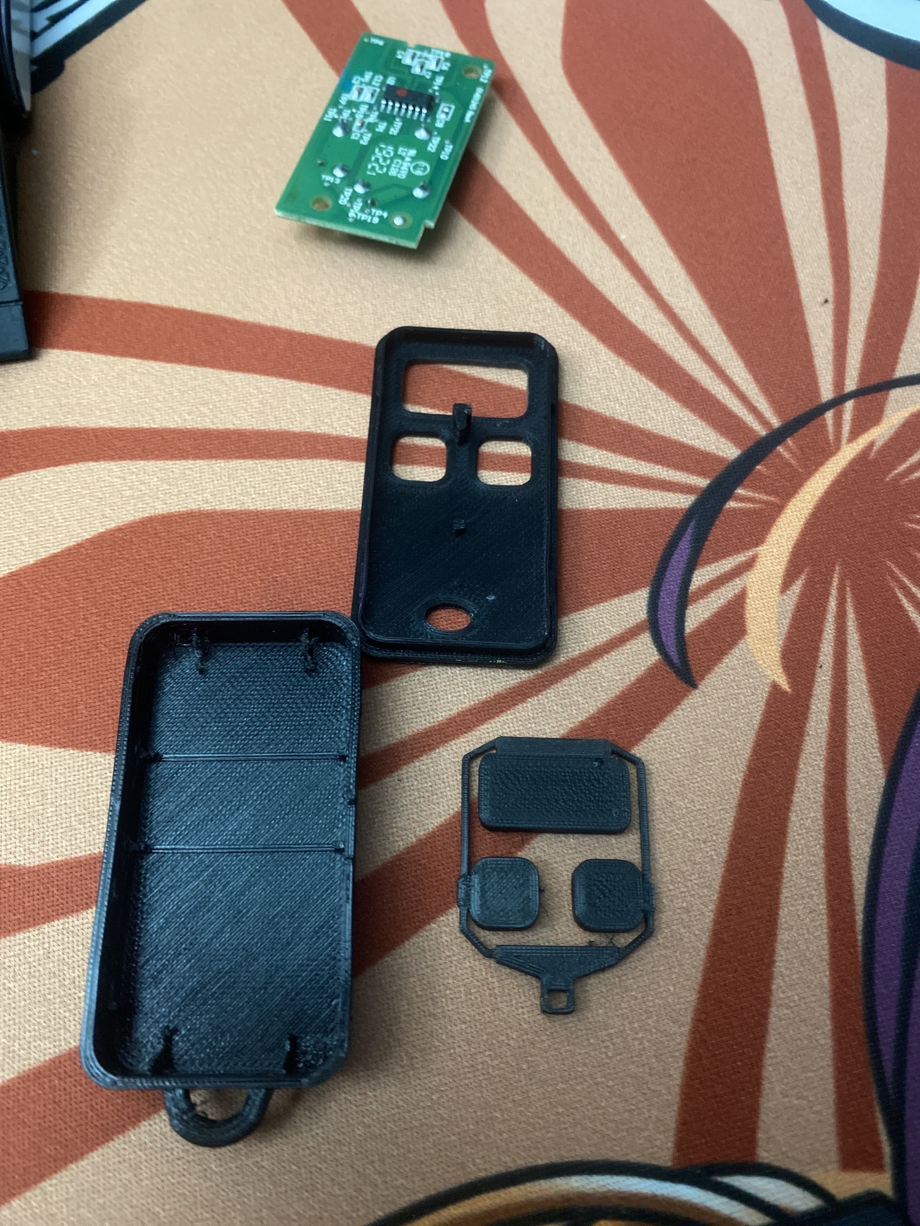  Garage Door Keyfob Replacement Case 3D print model_13