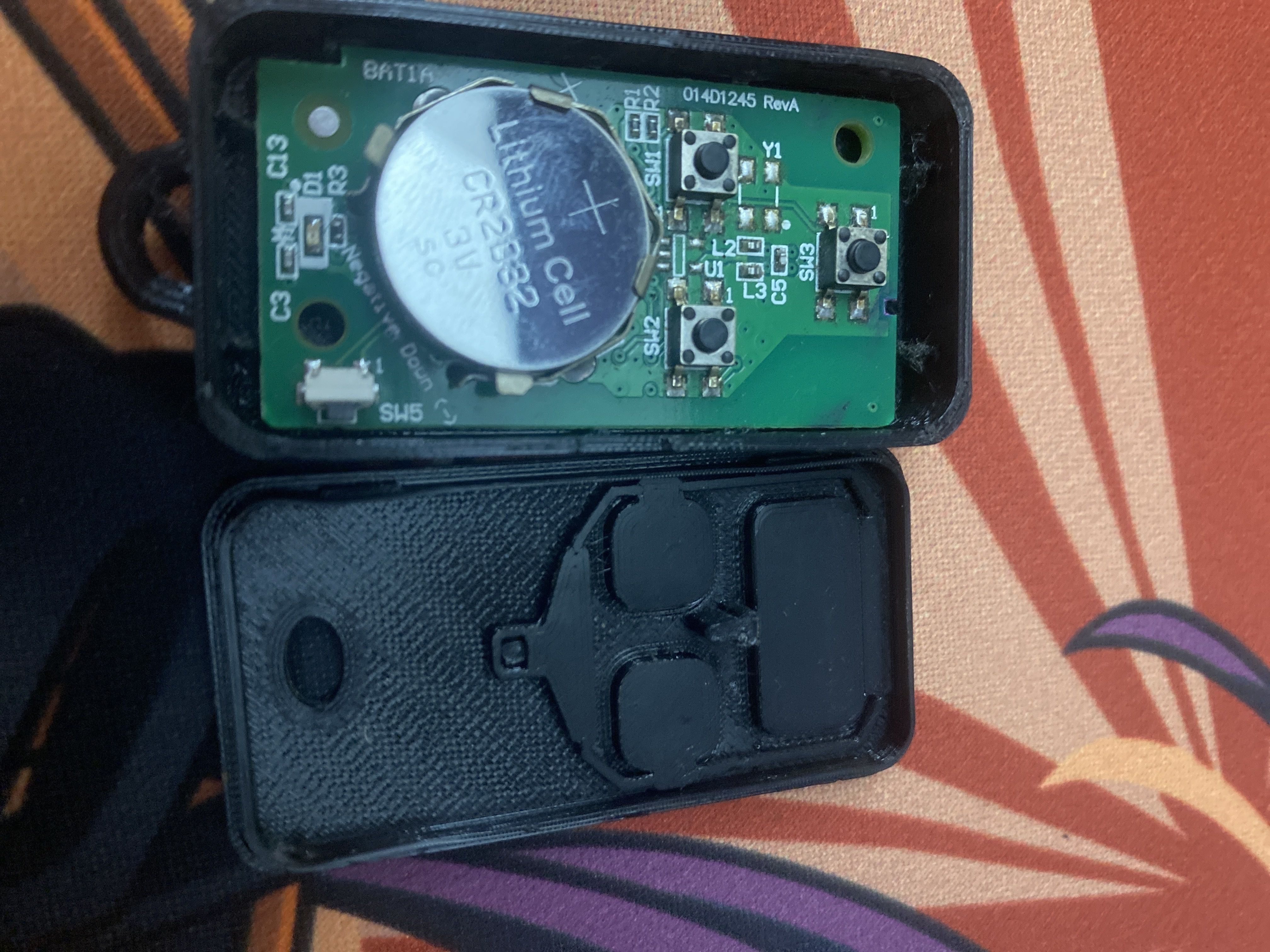  Garage Door Keyfob Replacement Case 3D print model_12