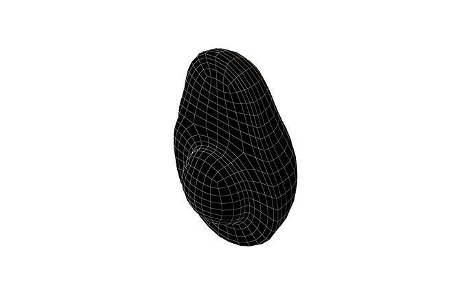 Avocado v1 002 Low-poly 3D model 6