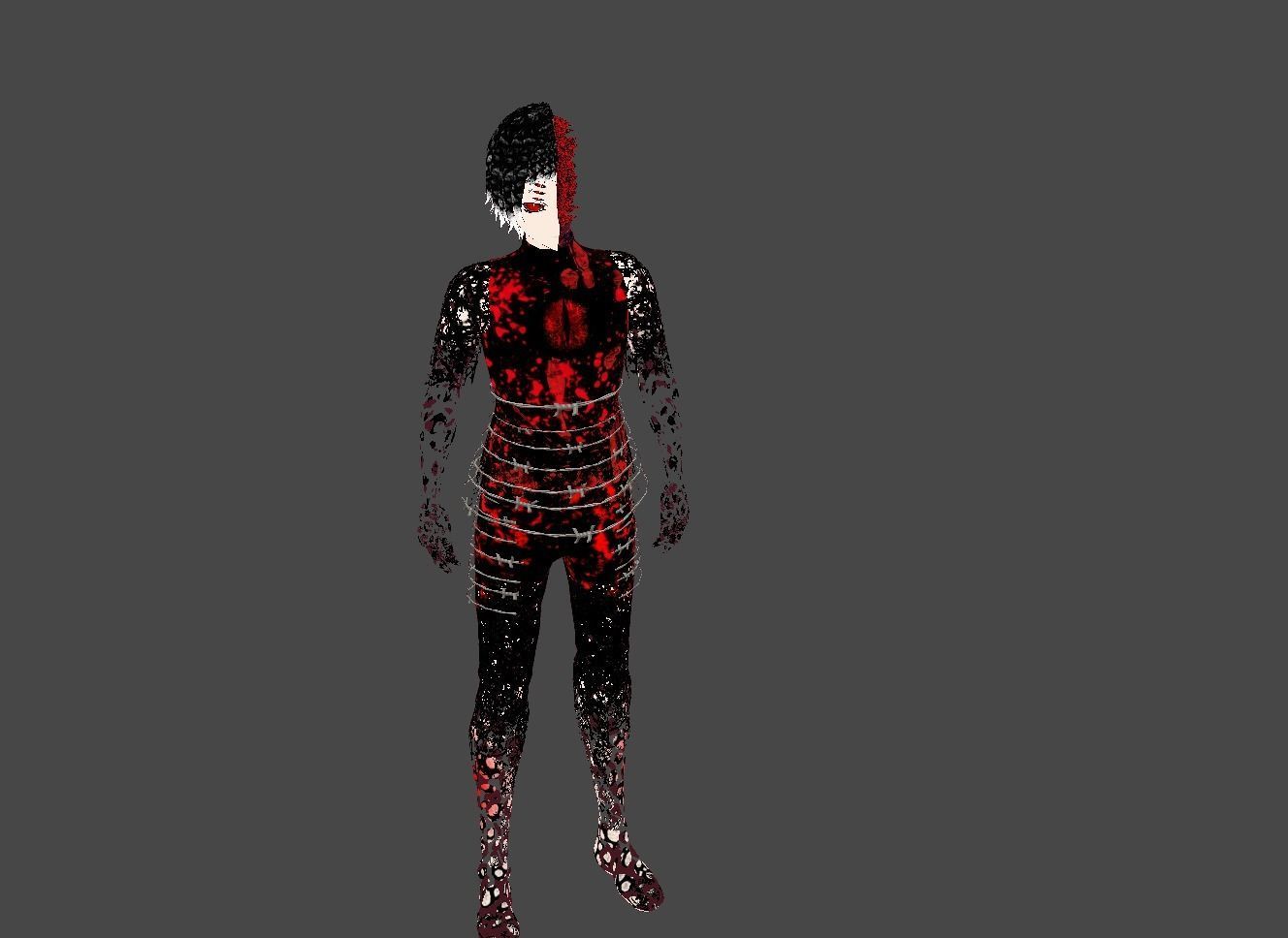 model monster demon mod free 3D model animated rigged | CGTrader