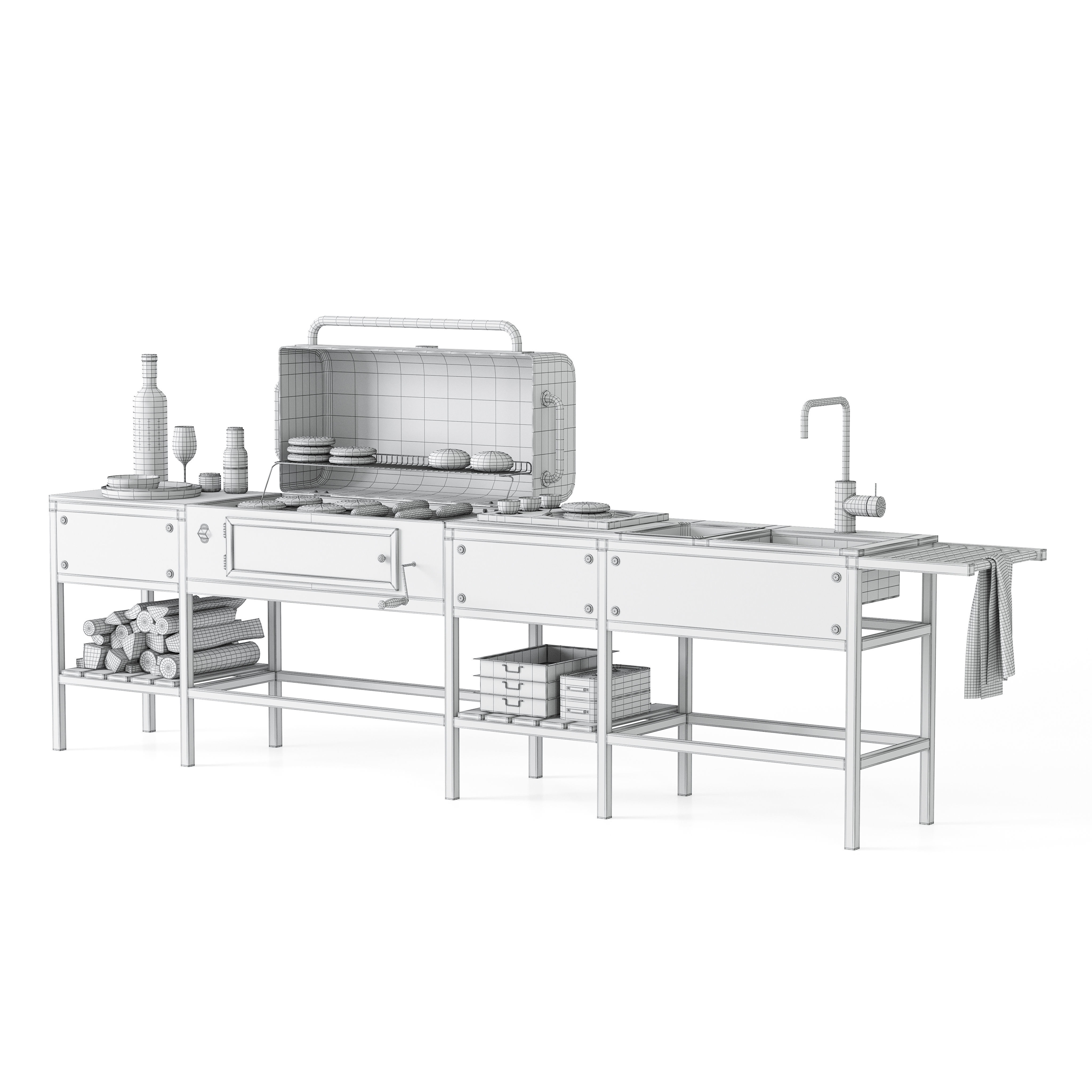 Barbecue 53 3D model_6