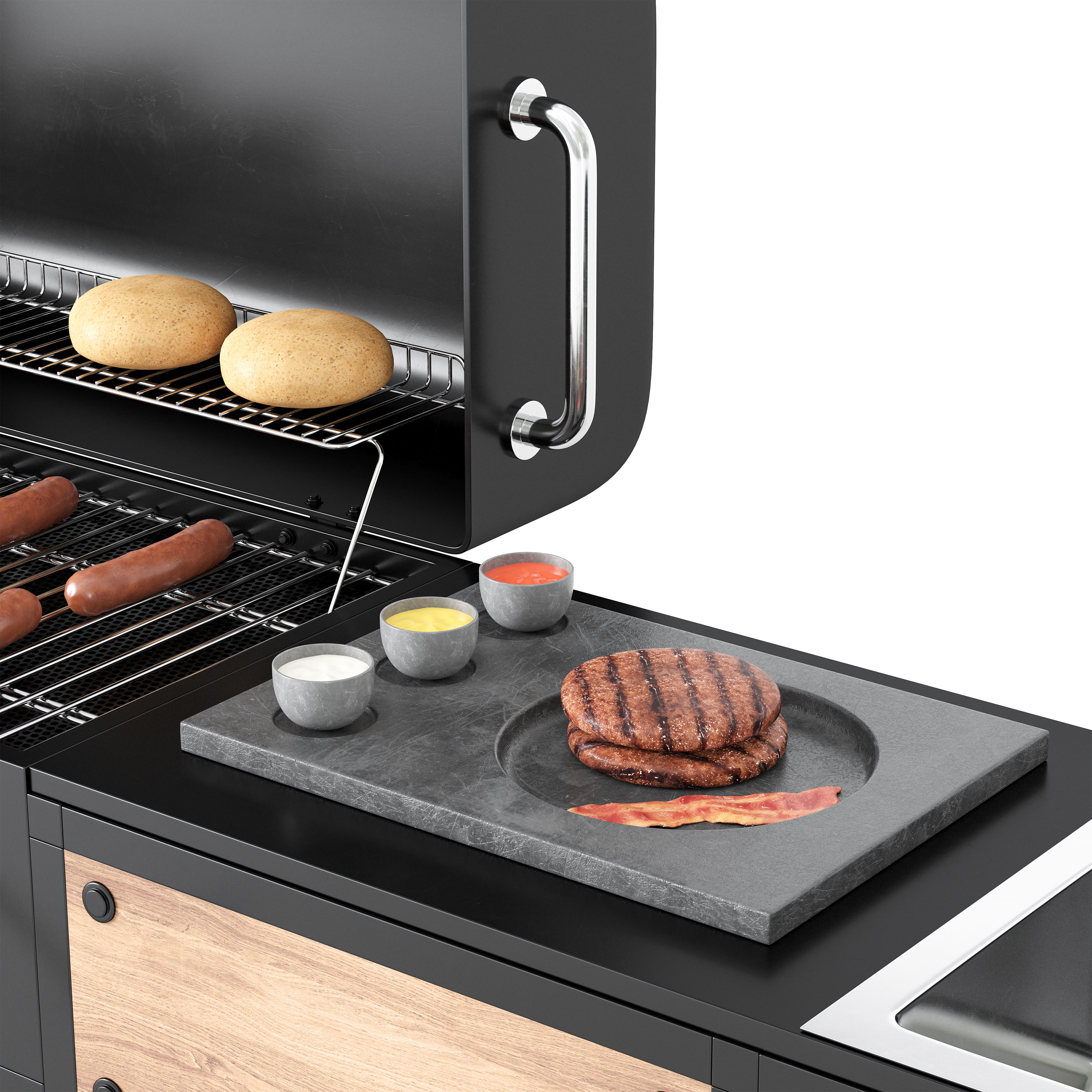 Barbecue 53 3D model_3