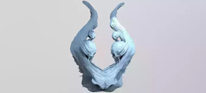 Asteroid scull horns 