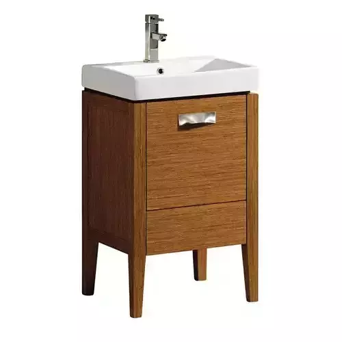 Hendrix Single Bathroom Vanity Set 3D model