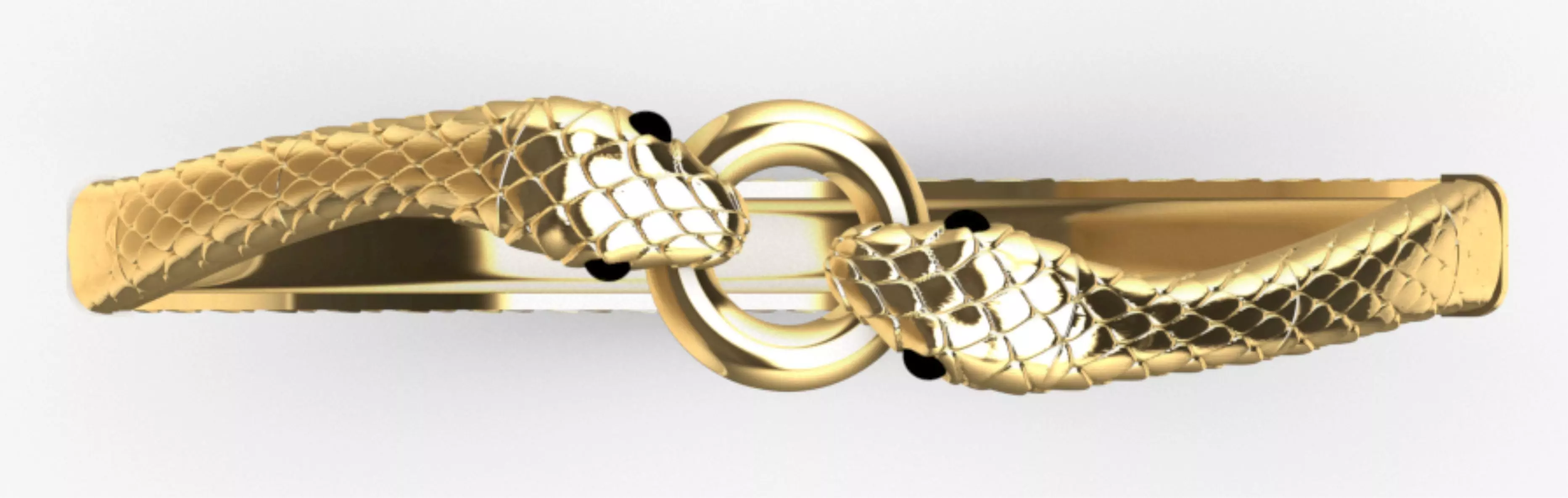 SNAKE BANGLE 3D print model_0