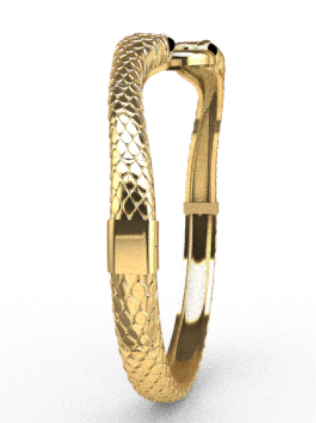 SNAKE BANGLE 3D print model_5