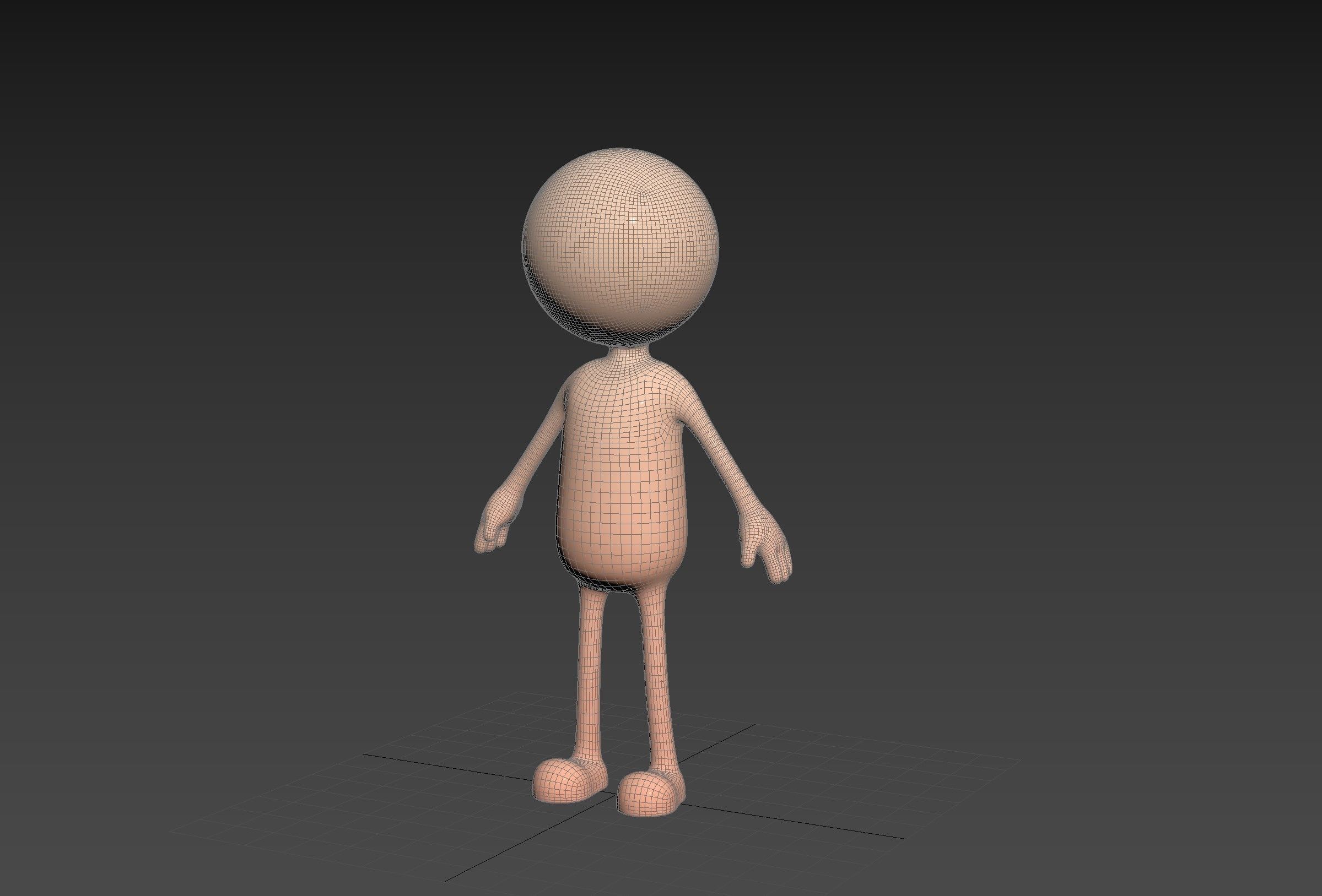 Stickman 3D model_25