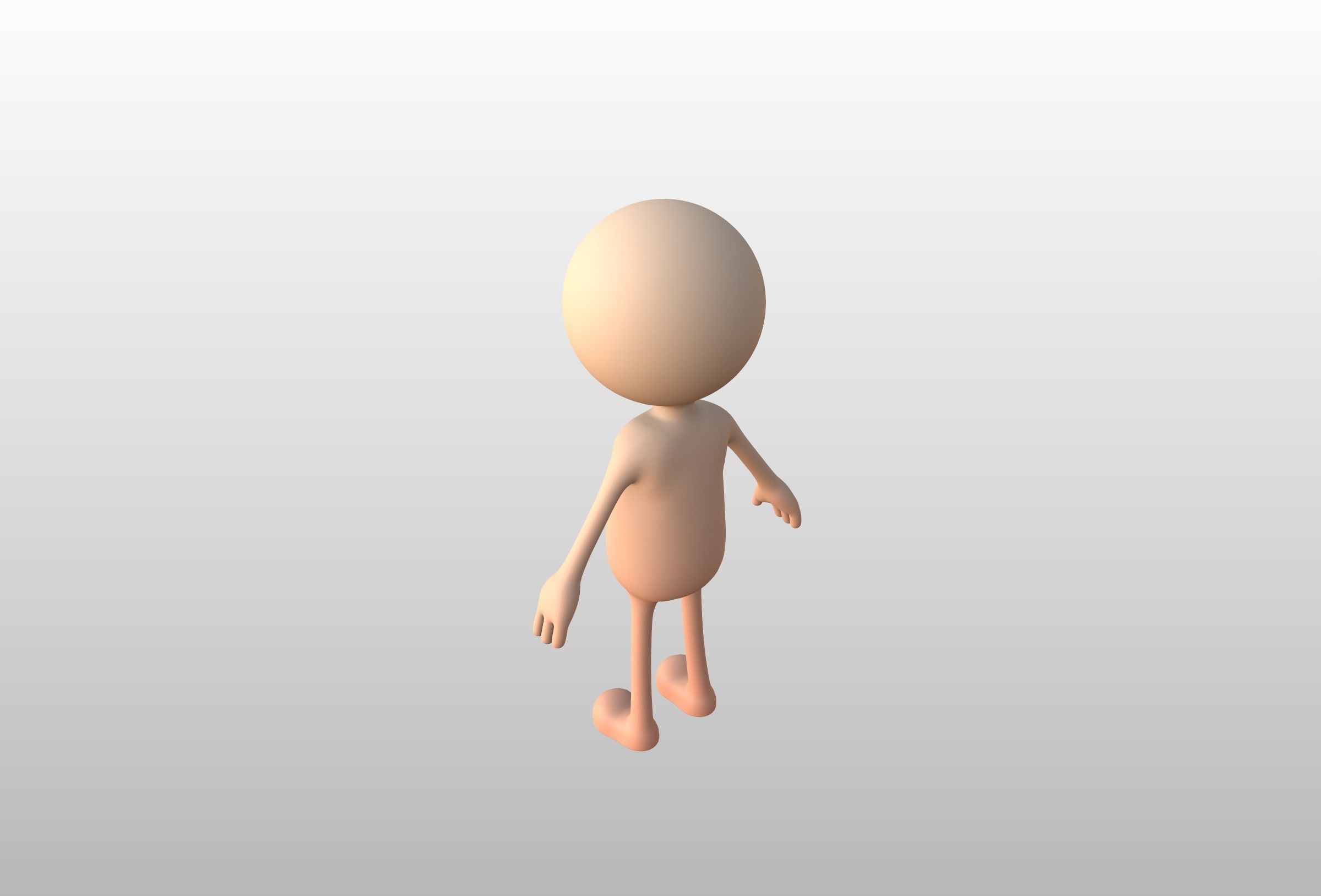 Stickman 3D model_20