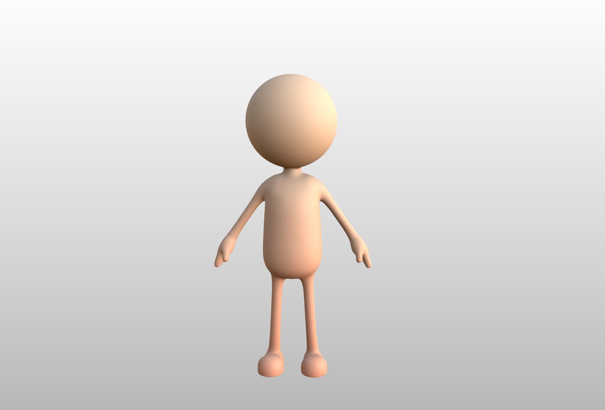 Stickman 3D model_14
