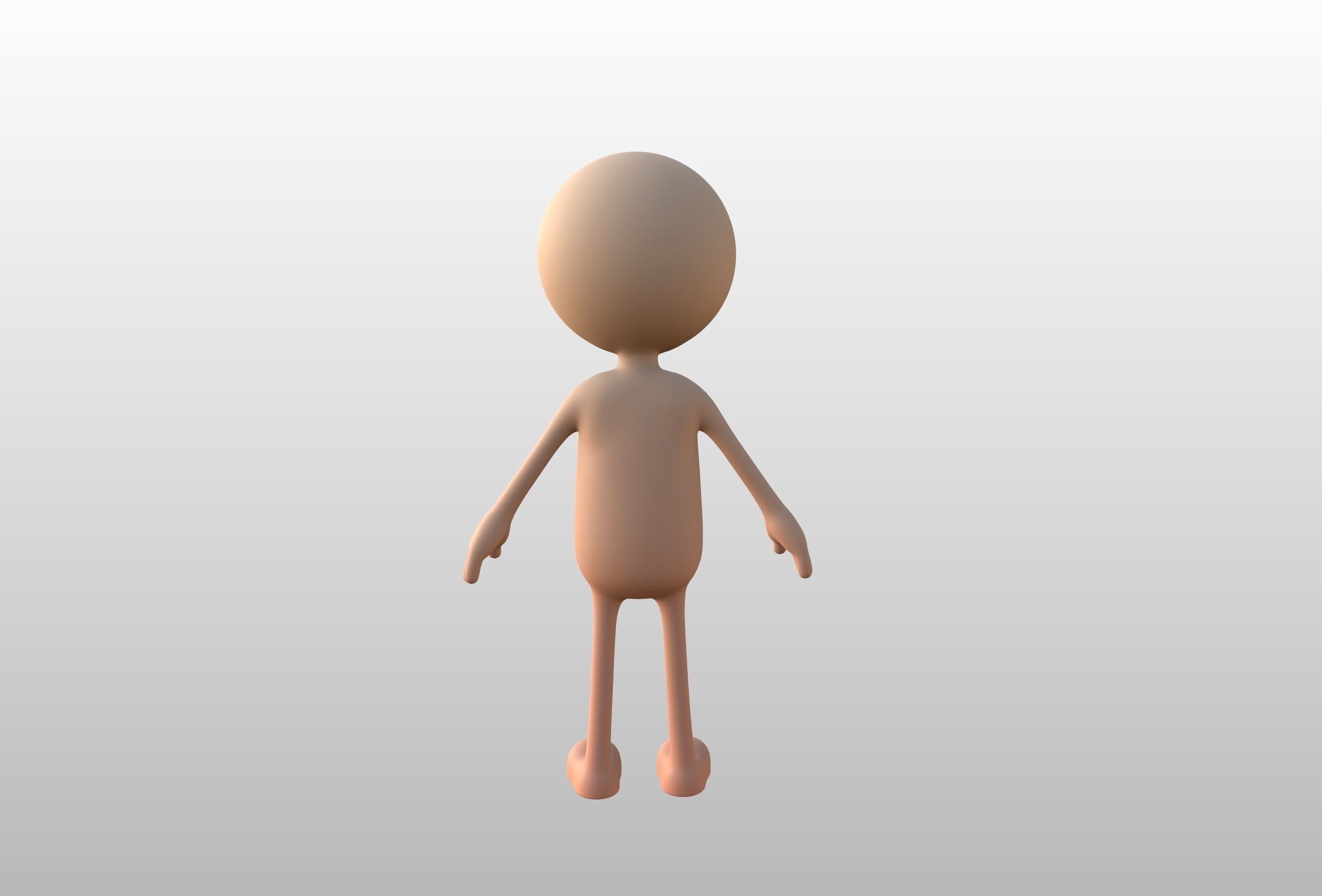 Stickman 3D model_19