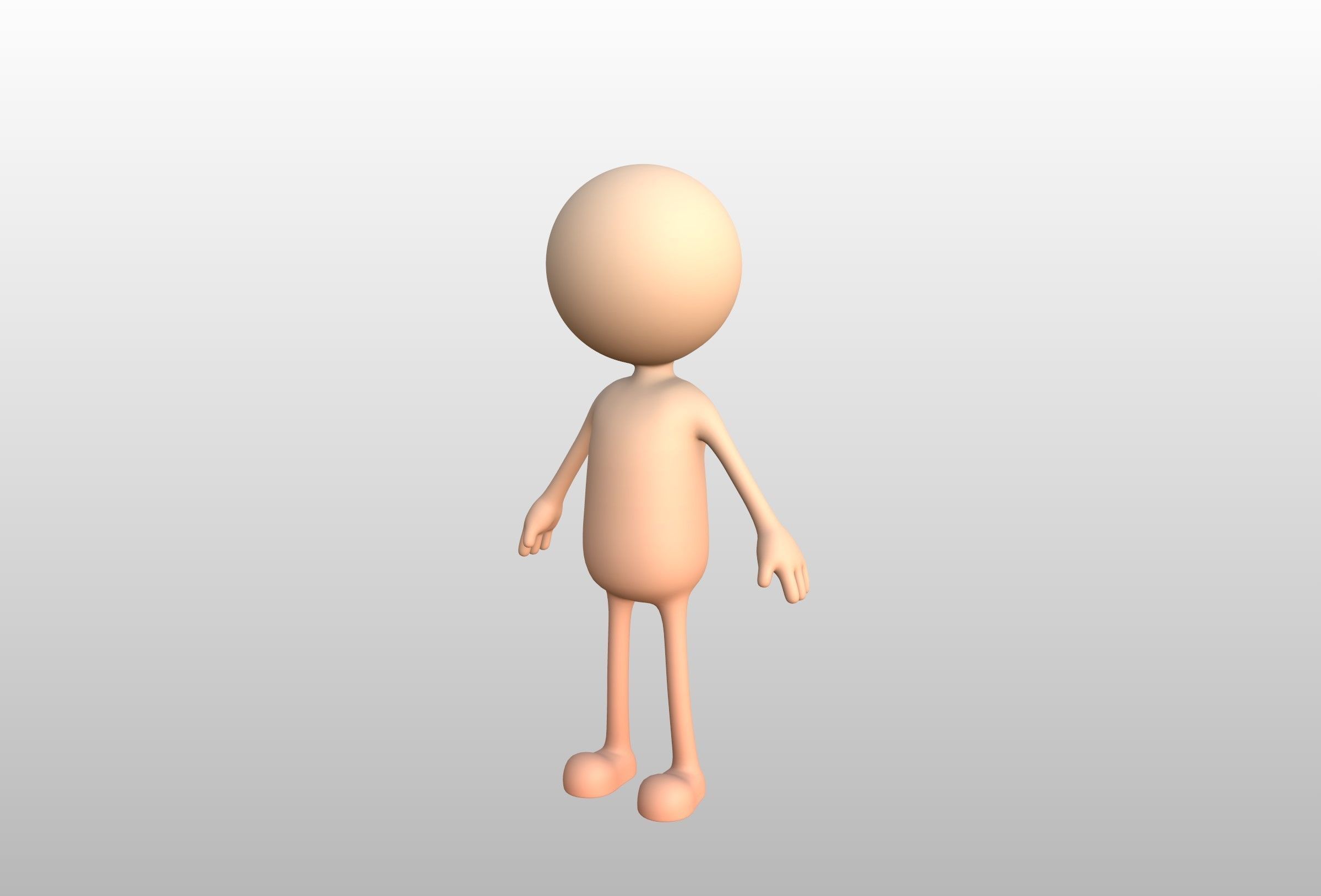 Stickman 3D model_13