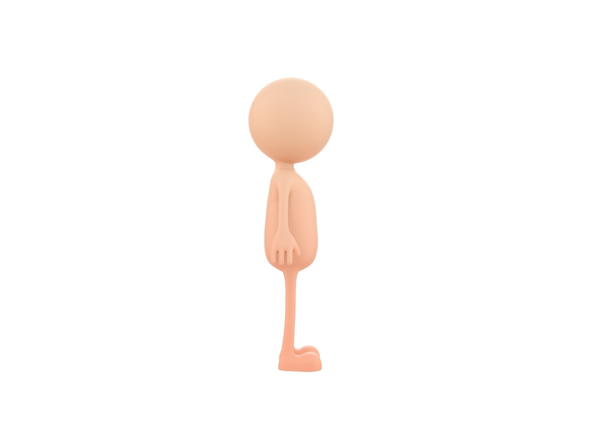 Stickman 3D model_6