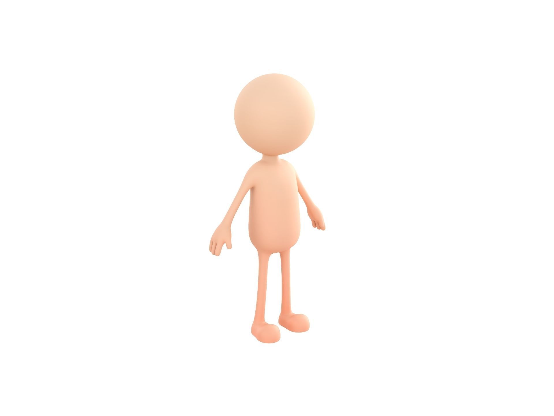 Stickman 3D model_5