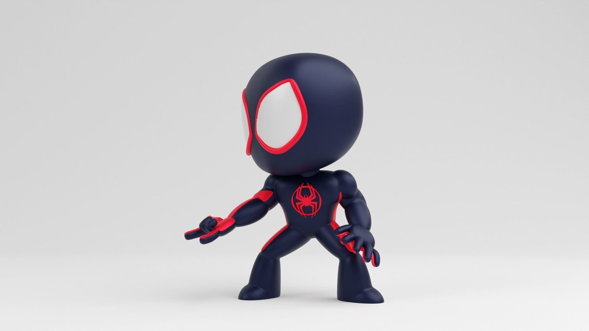 Marvel SpiderMan Miles Morales 3D print model_3