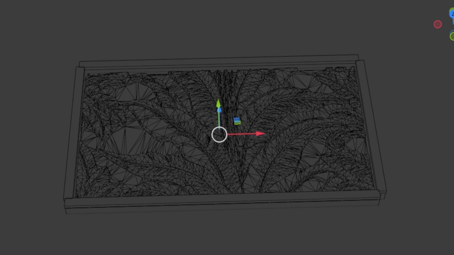 mural decor set wall panel 11 3D model_6