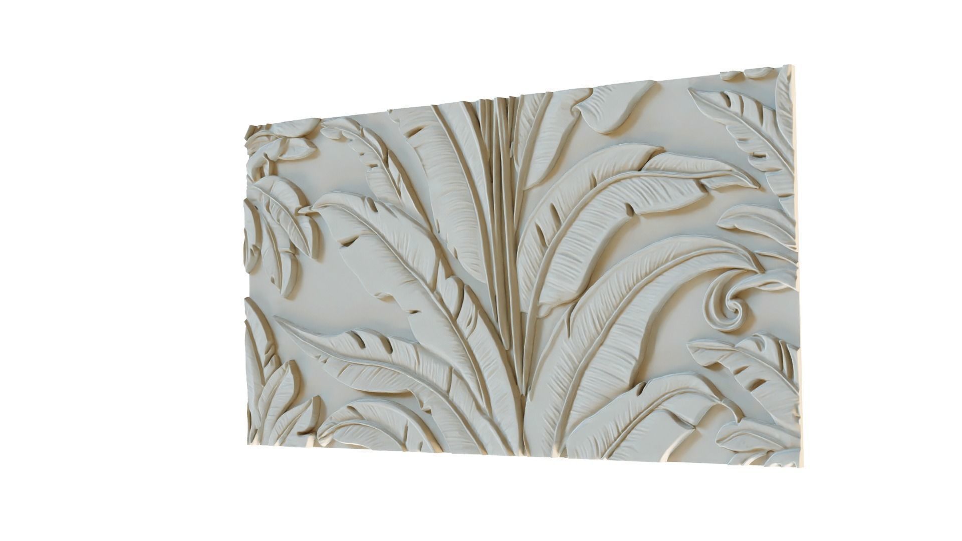 mural decor set wall panel 11 3D model_4