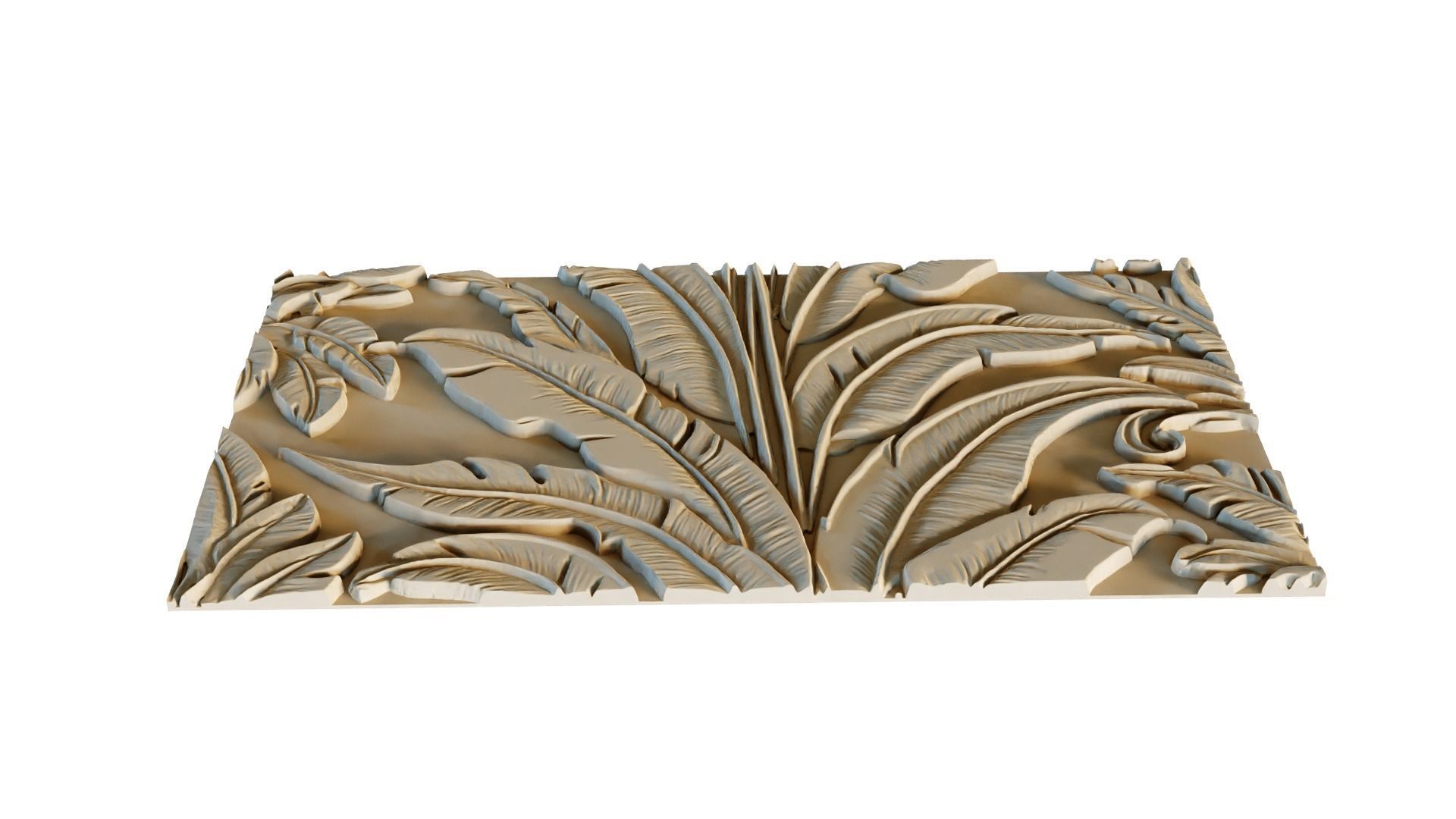 mural decor set wall panel 11 3D model_1