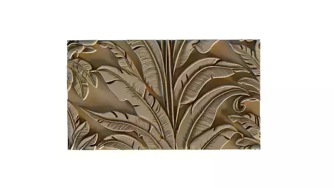 mural decor set wall panel 11 3D model