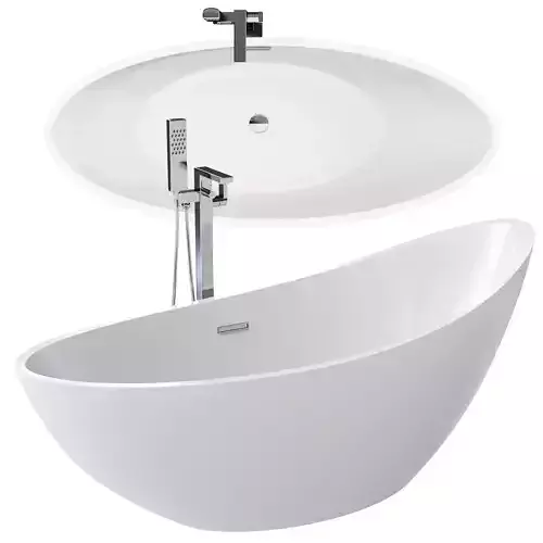 ABBER Acrylic Bathtub