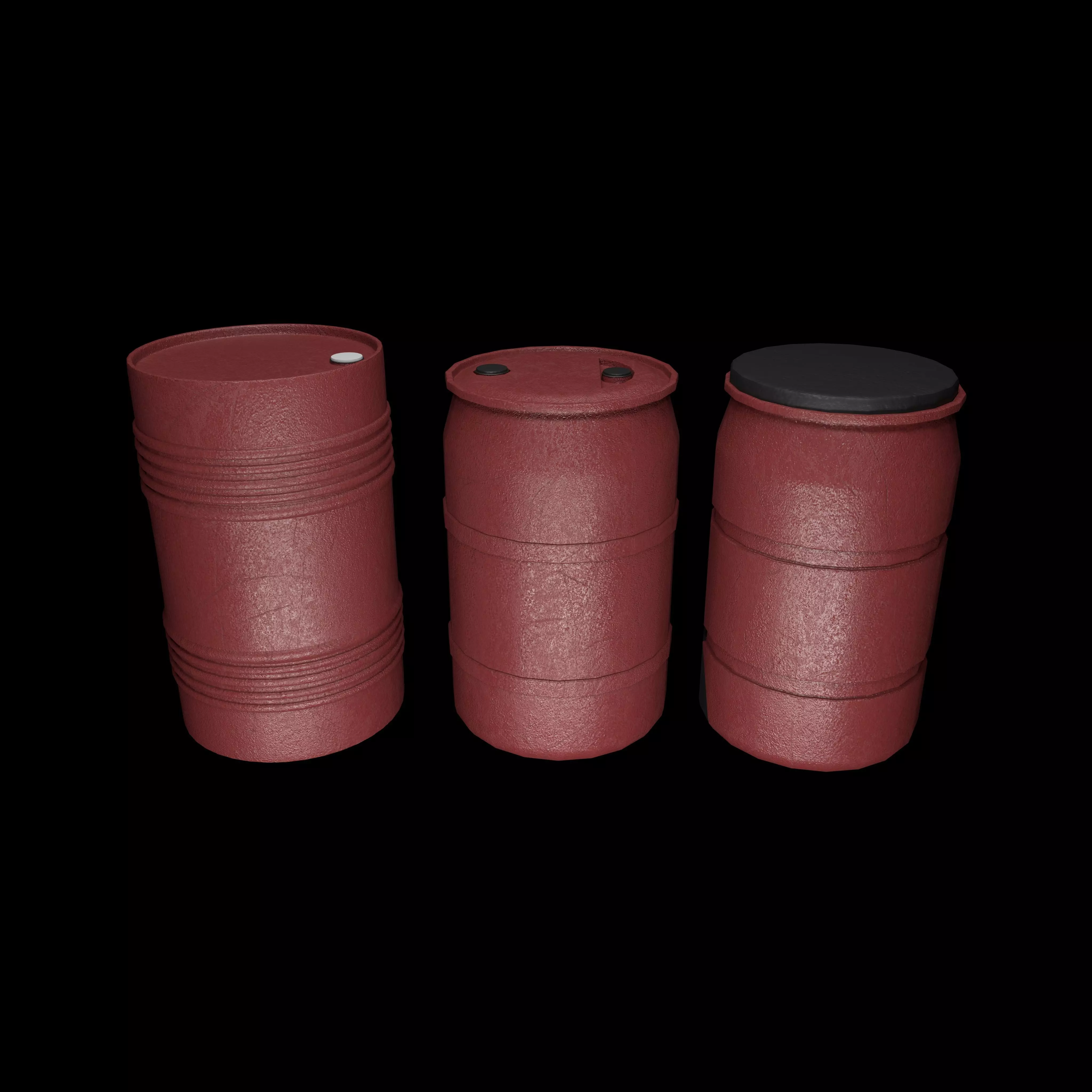 Barrel Low-poly 3D model