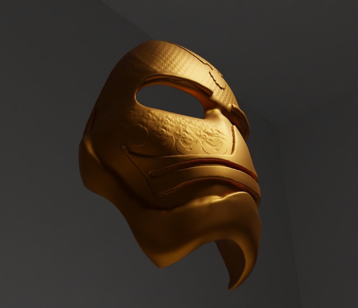  Eagle Head Punisher Cosplay Face Mask 3D print model_36