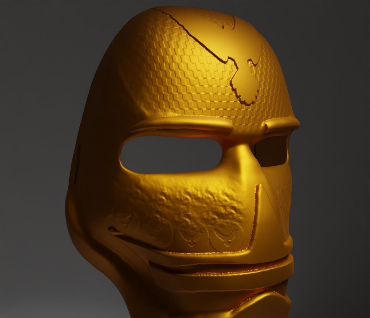  Eagle Head Punisher Cosplay Face Mask 3D print model_14