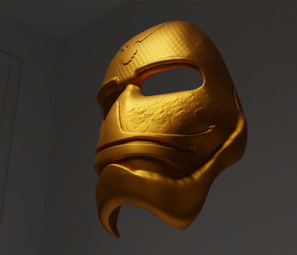  Eagle Head Punisher Cosplay Face Mask 3D print model_33