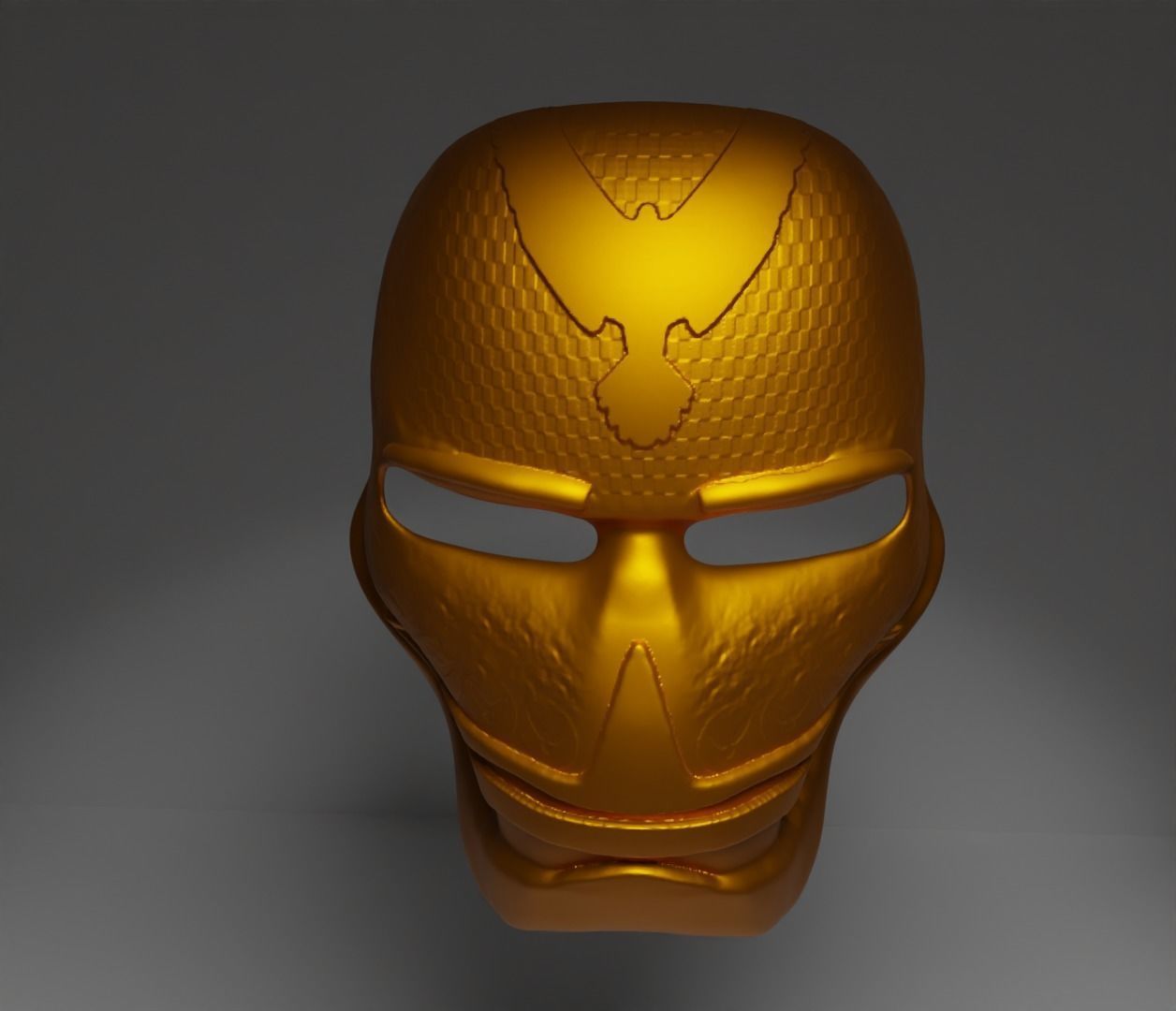  Eagle Head Punisher Cosplay Face Mask 3D print model_26