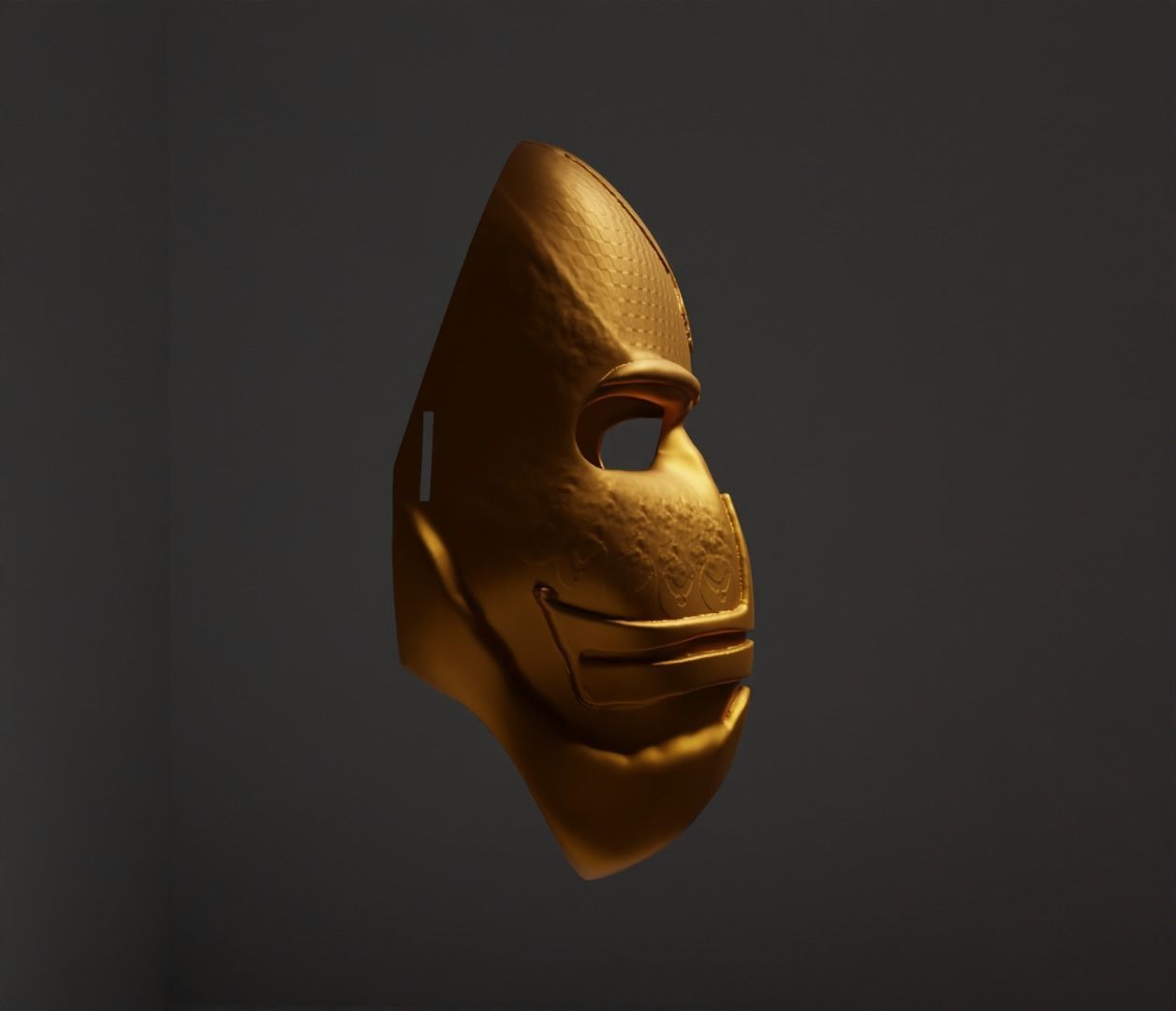  Eagle Head Punisher Cosplay Face Mask 3D print model_3