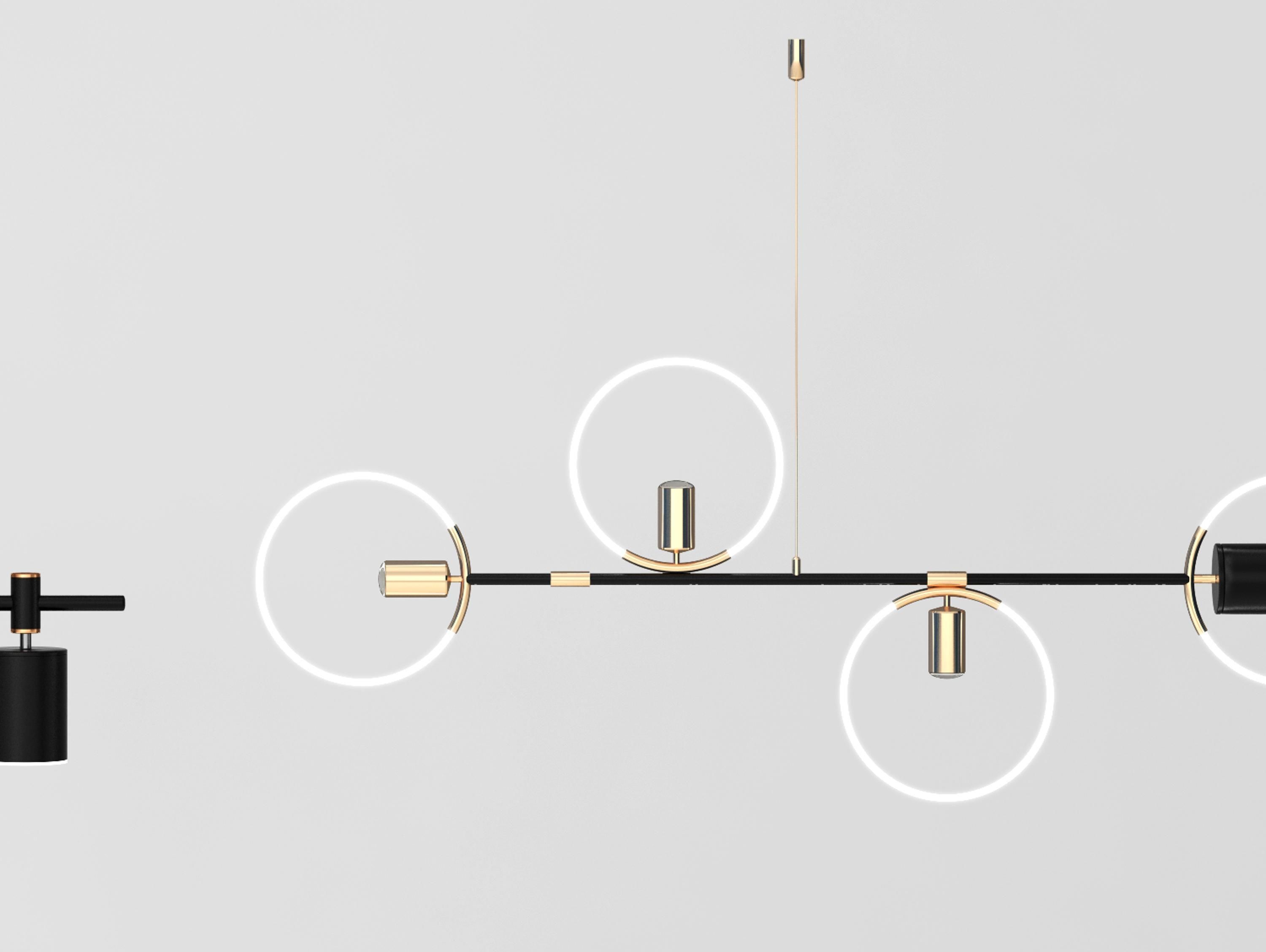 chandelier Modern combination 3D model_3