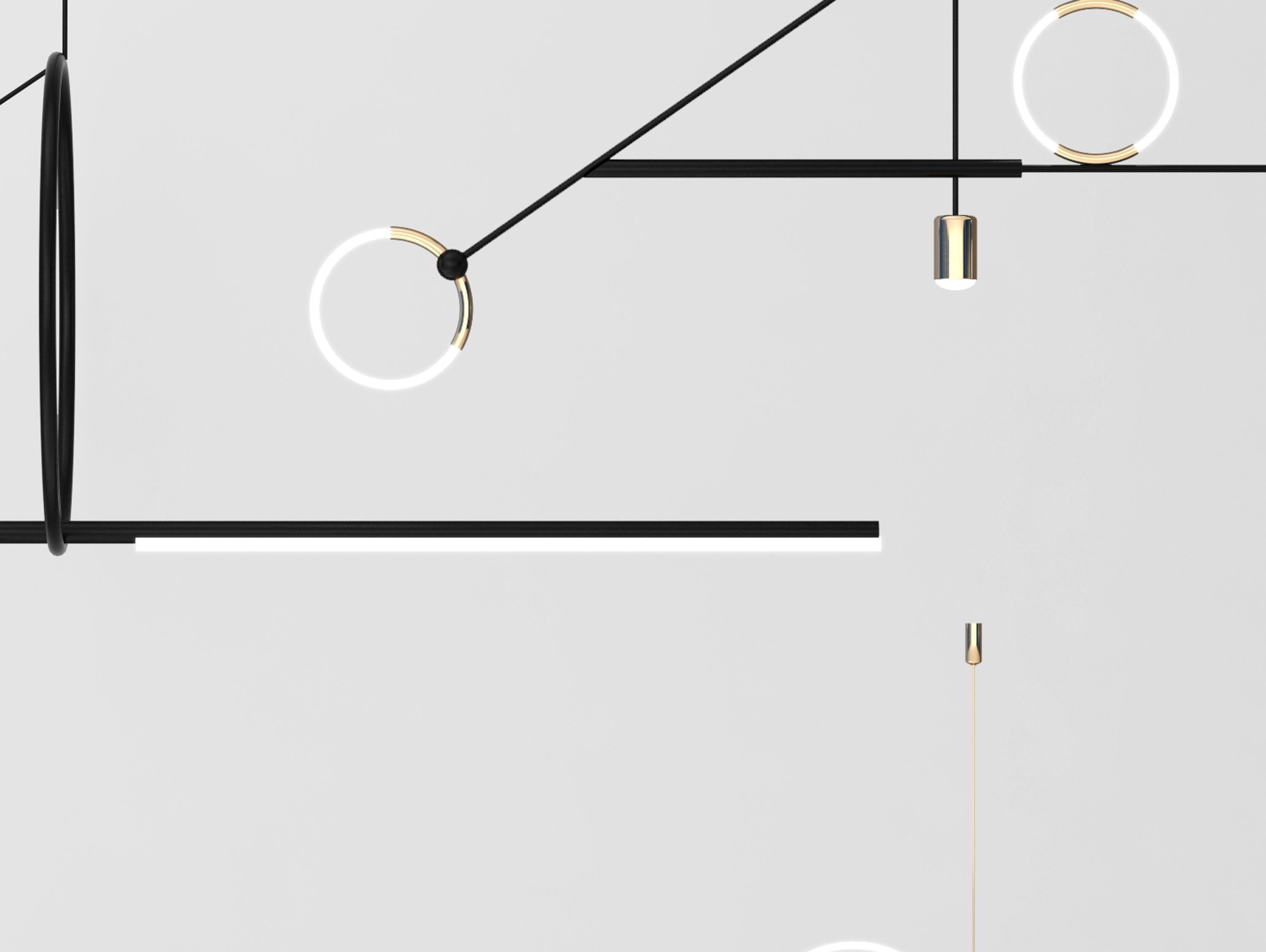 chandelier Modern combination 3D model_1