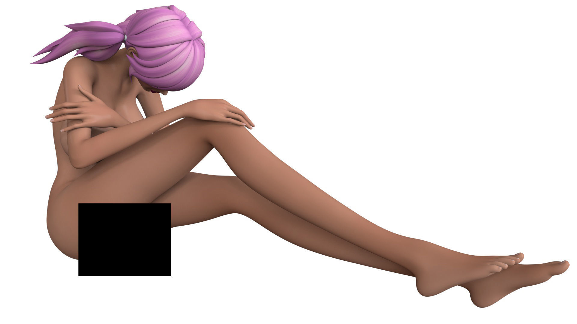 3D character Female Toon Anime Starz 3D model_12