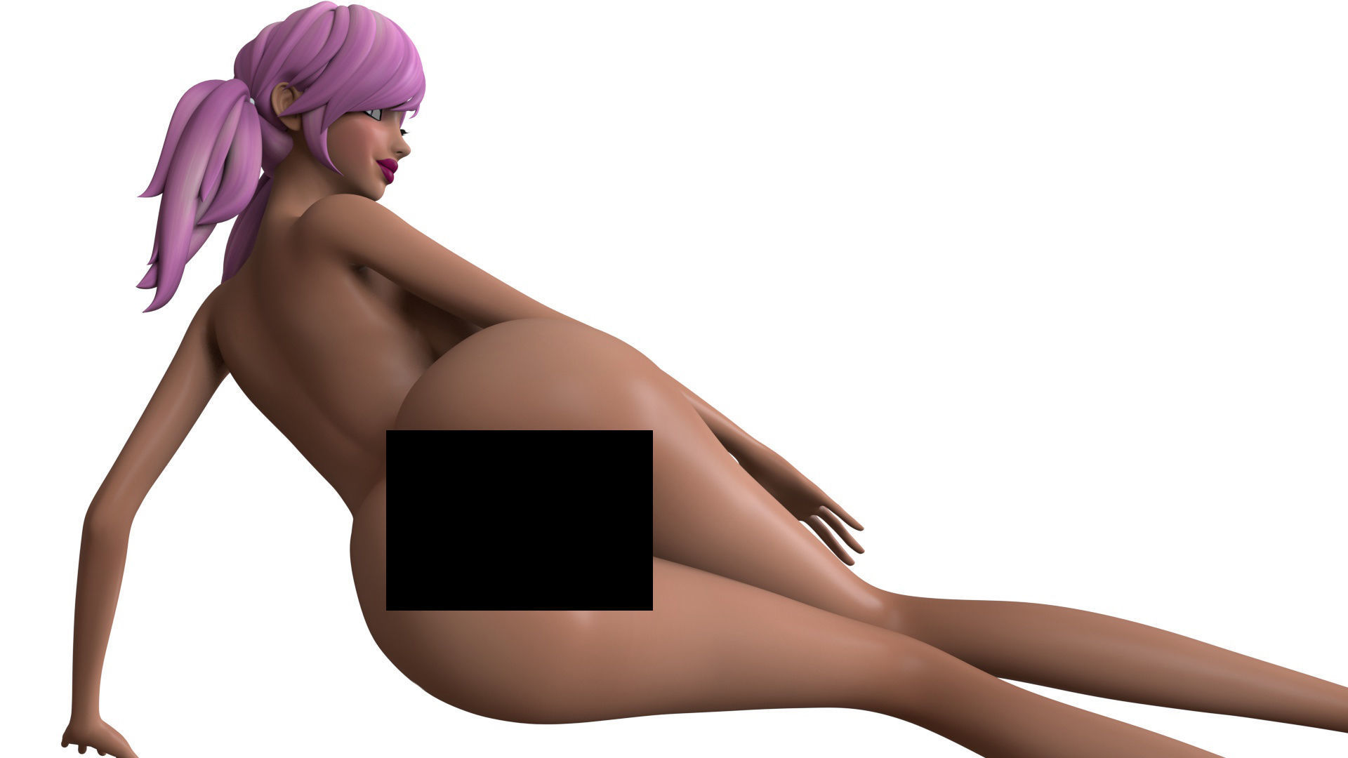 3D character Female Toon Anime Starz 3D model_6