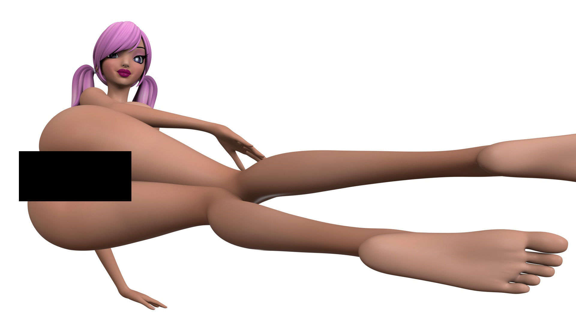 3D character Female Toon Anime Starz 3D model_5