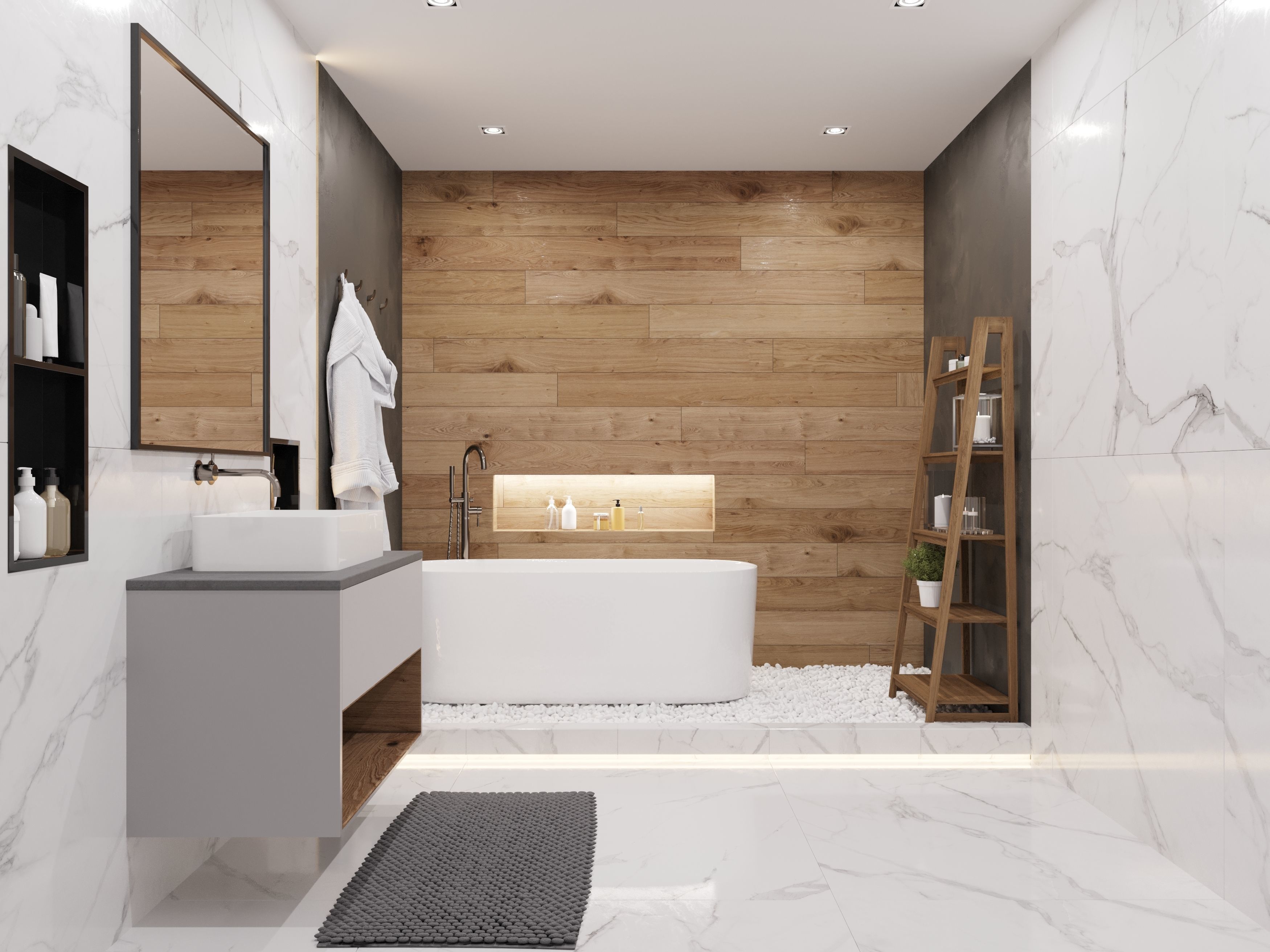 Realistic 3d model of Bathroom Interior 3D model_2