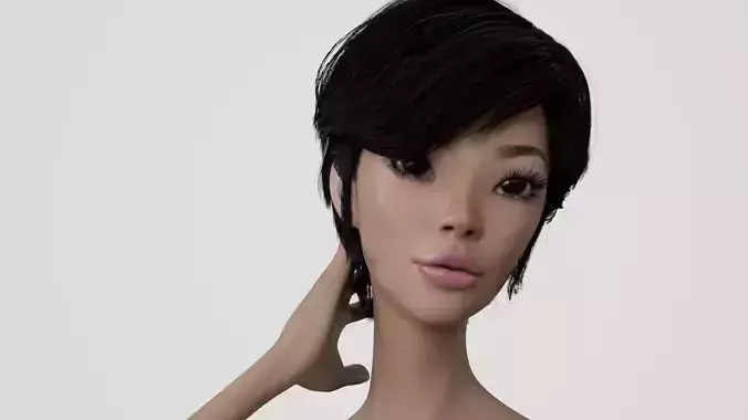 3D female character Xue
