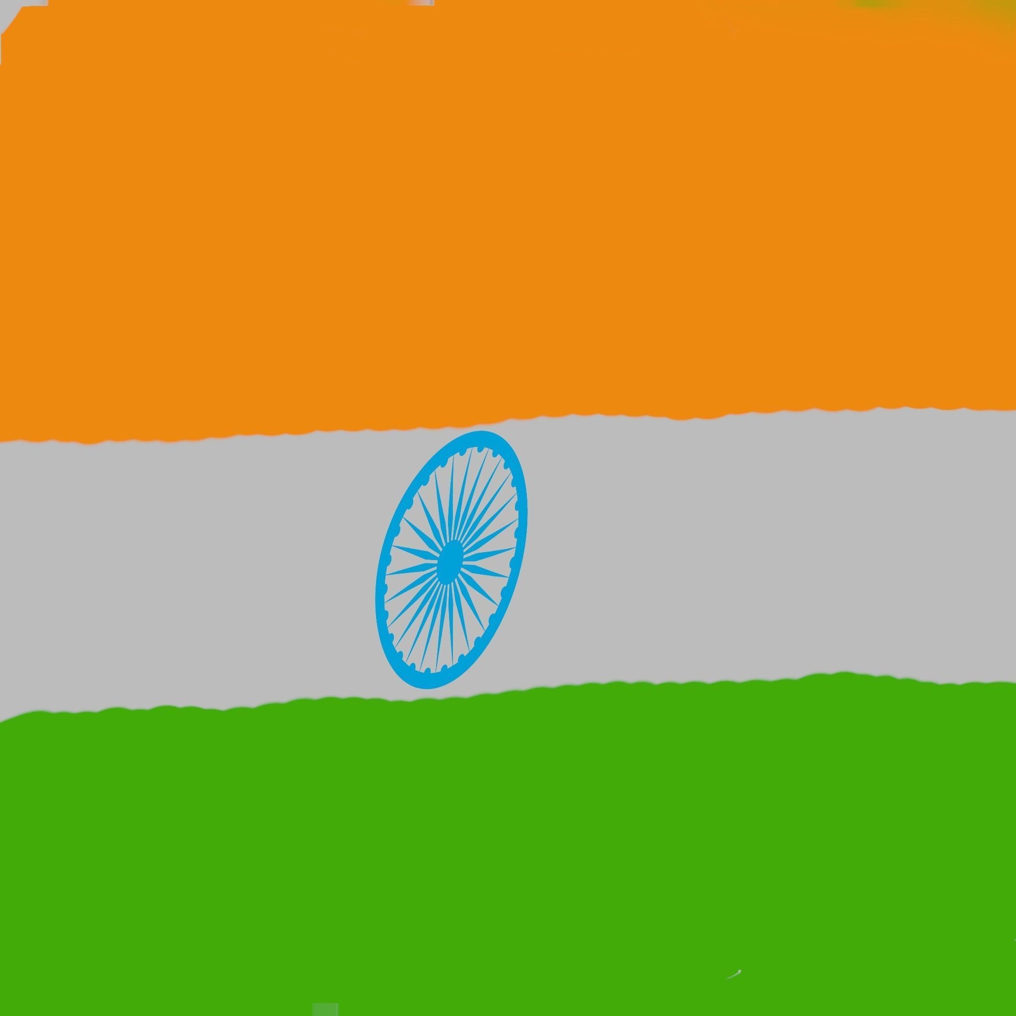 Indian Flag Free low-poly 3D model_8