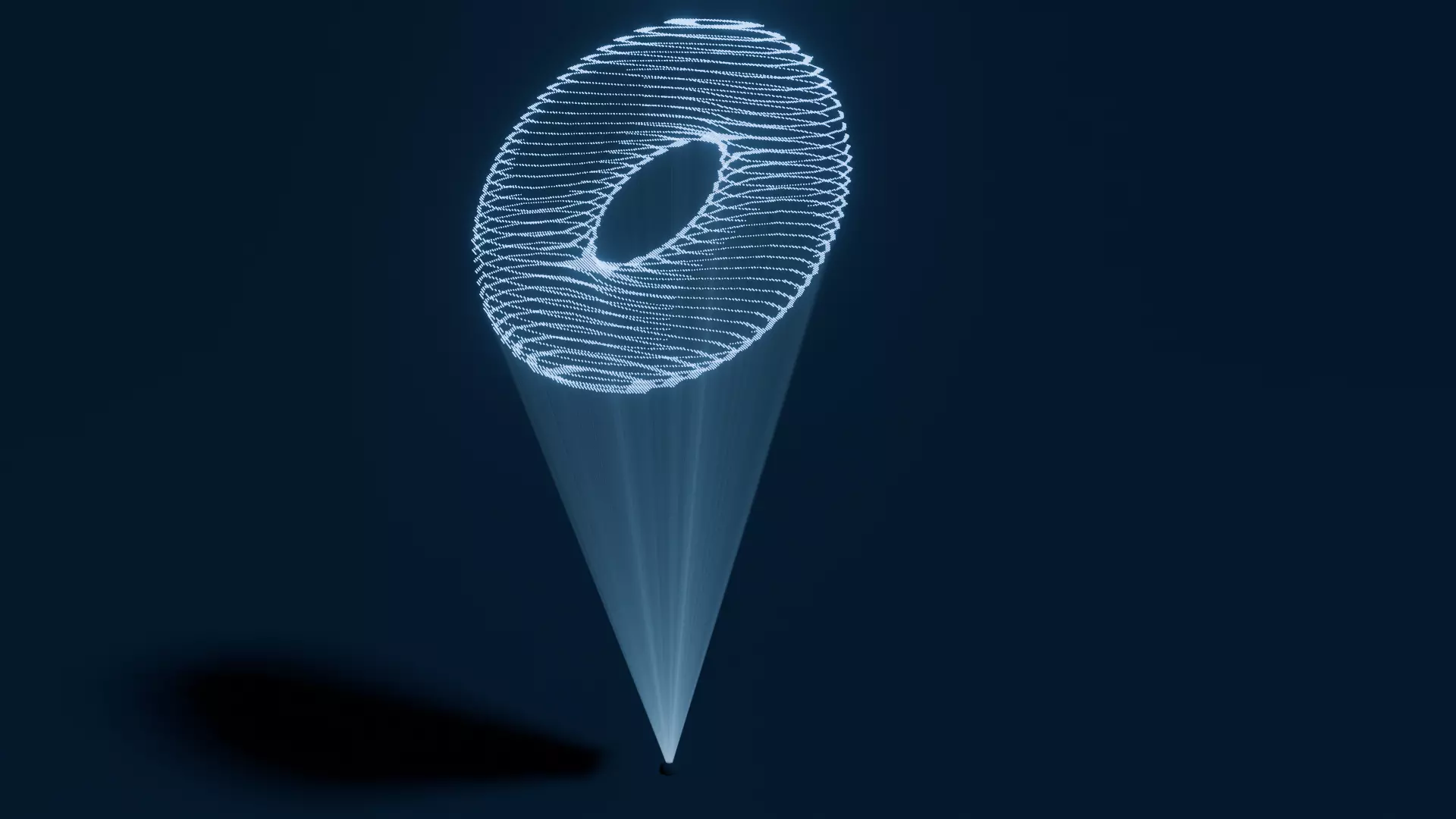 Donut Hologram 3D model_0