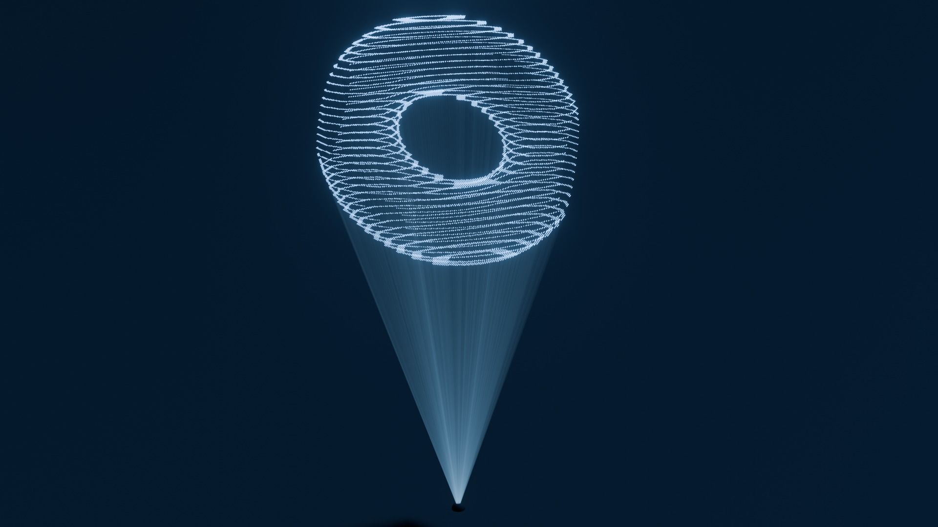 Donut Hologram 3D model_1