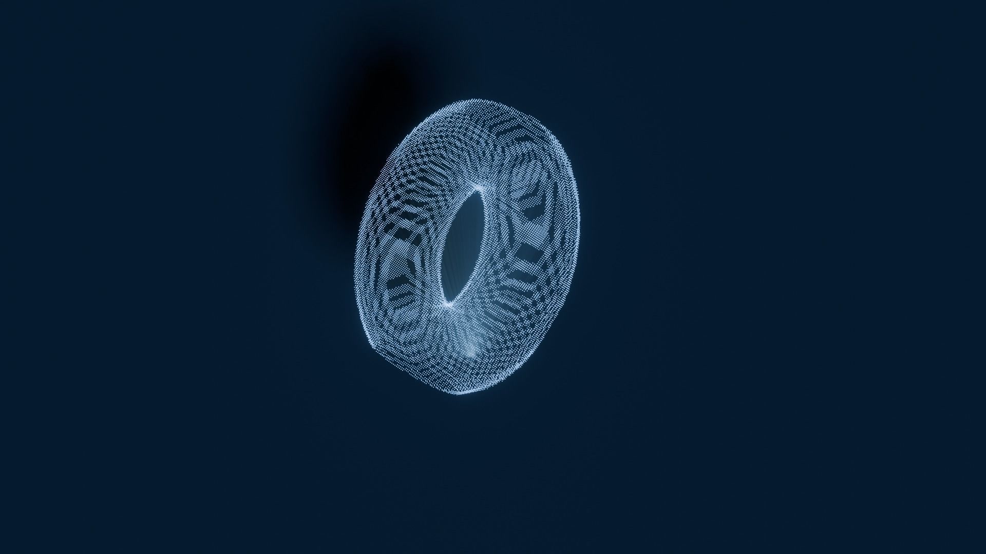 Donut Hologram 3D model_4