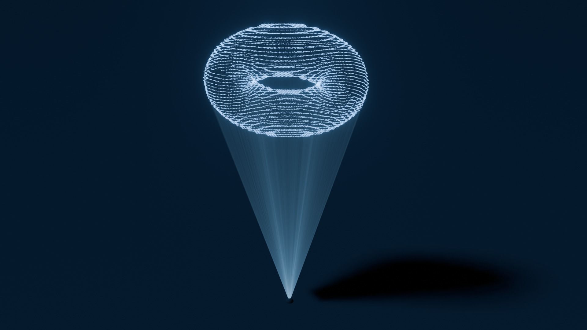 Donut Hologram 3D model_3