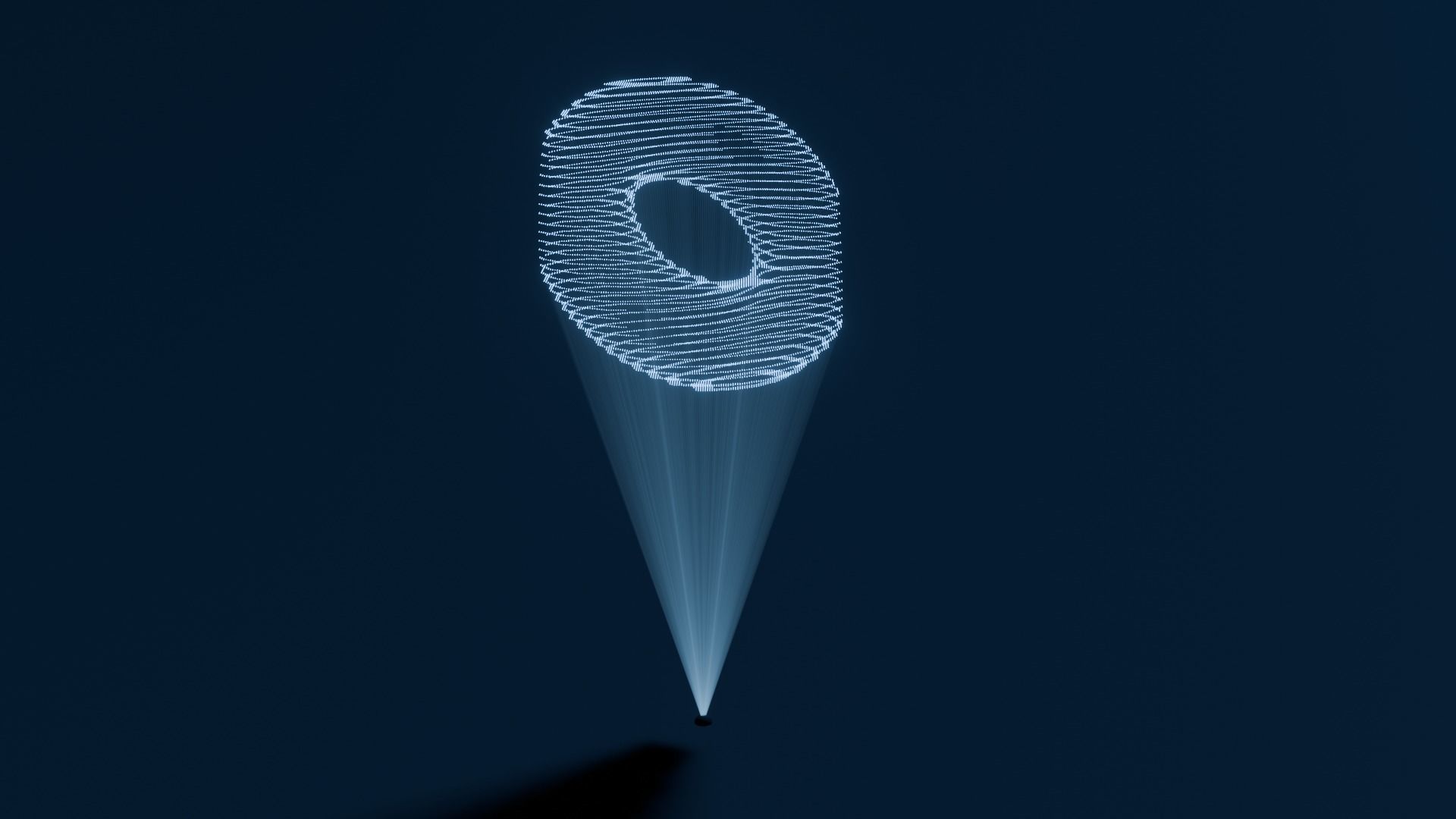Donut Hologram 3D model_5