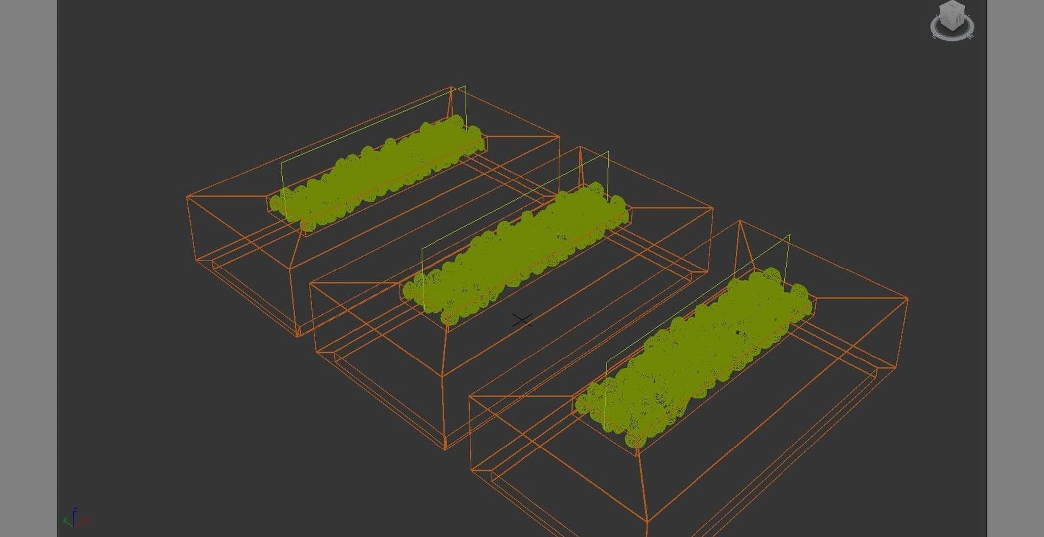 monomer member decoration fireplace Modern 3D model_6