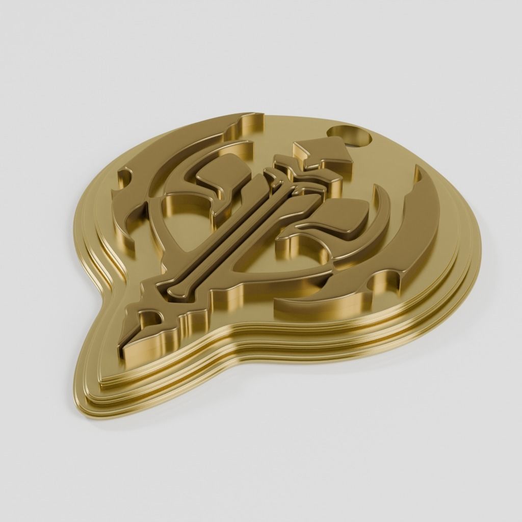 Pendant 3D printable model 3D print model_2