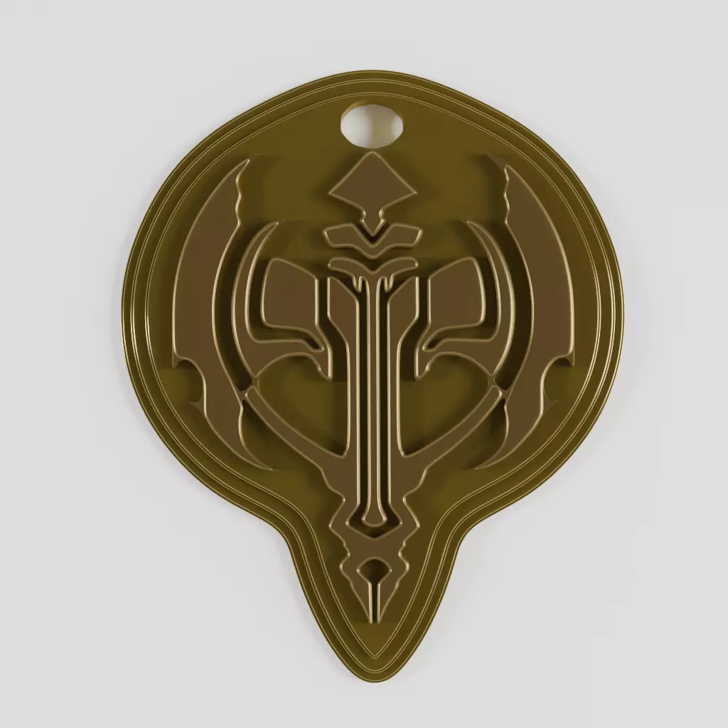 Pendant 3D printable model 3D print model_0