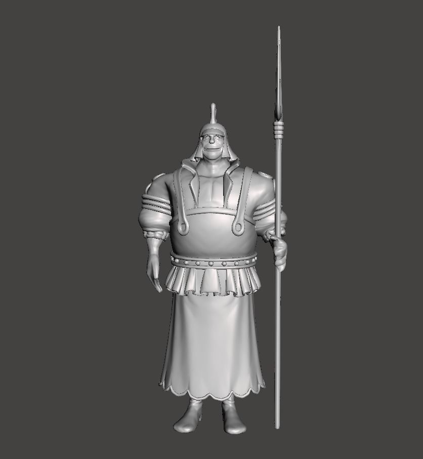 Fishman Soldiers Ryugu Palace 3D Model 3D print model_1