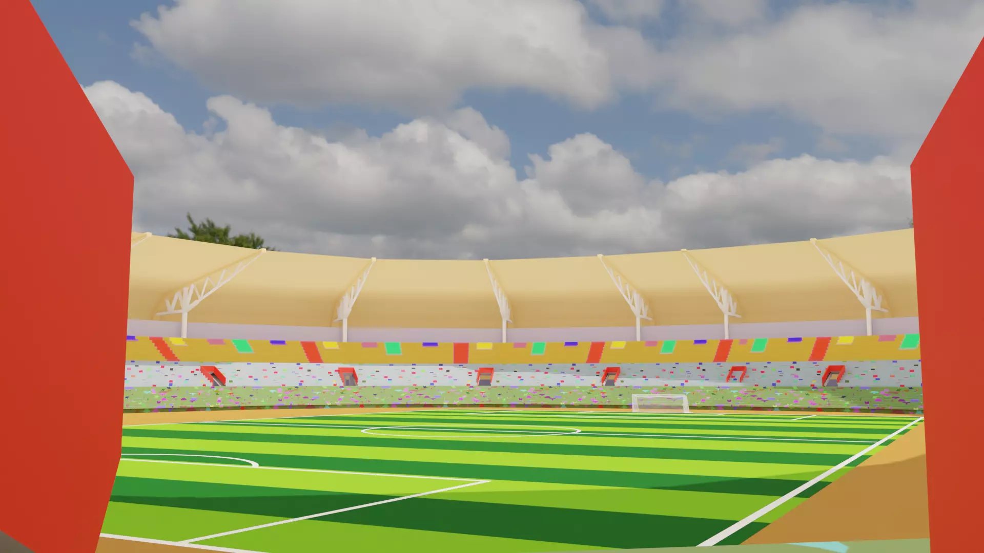 3D - Football stadium Model-without seats 3D model