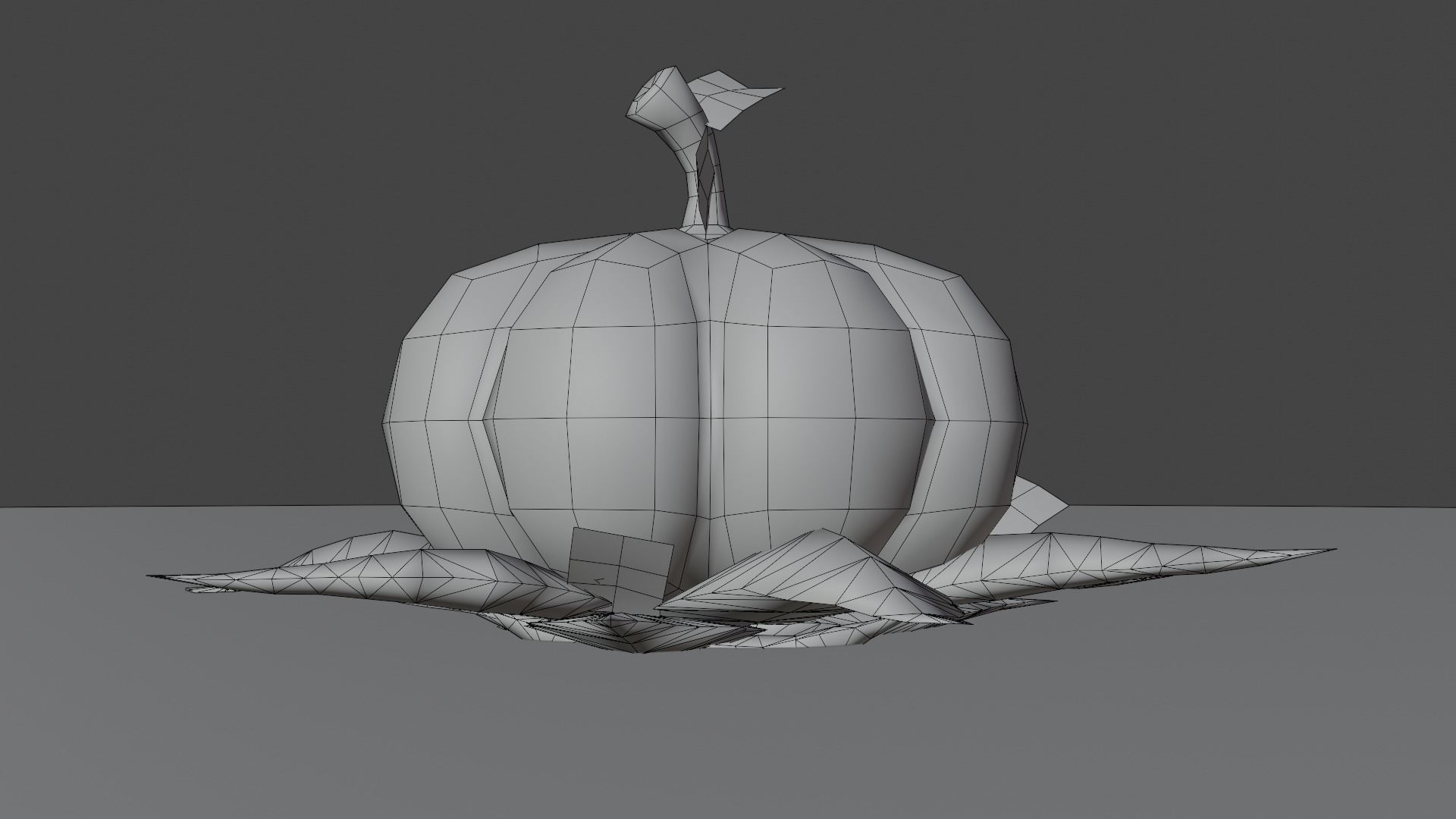 Pumpkin - Hand Painted 3D model_7