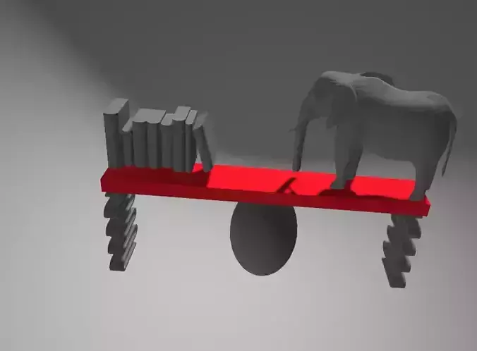 ekephant and bookend