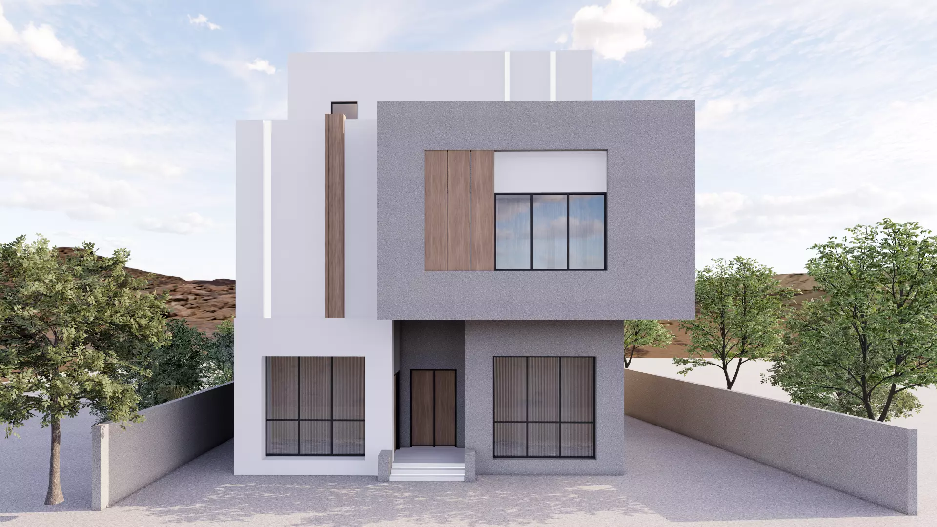 Resdential Villa Free 3D model